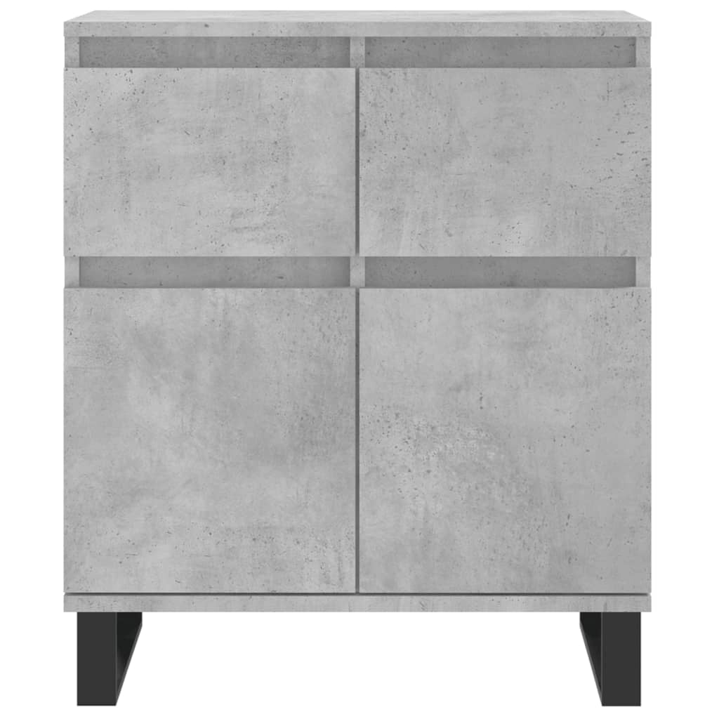 Buffet credenza cassettiera armadio mobile contenitore organizer per cucina soggiorno salotto 60 x 35 x 70 cm legno ingegnerizzato grigio 02_0031969