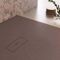 Piatto Doccia in Pietra 90x90 cm Bonussi Manila Marrone