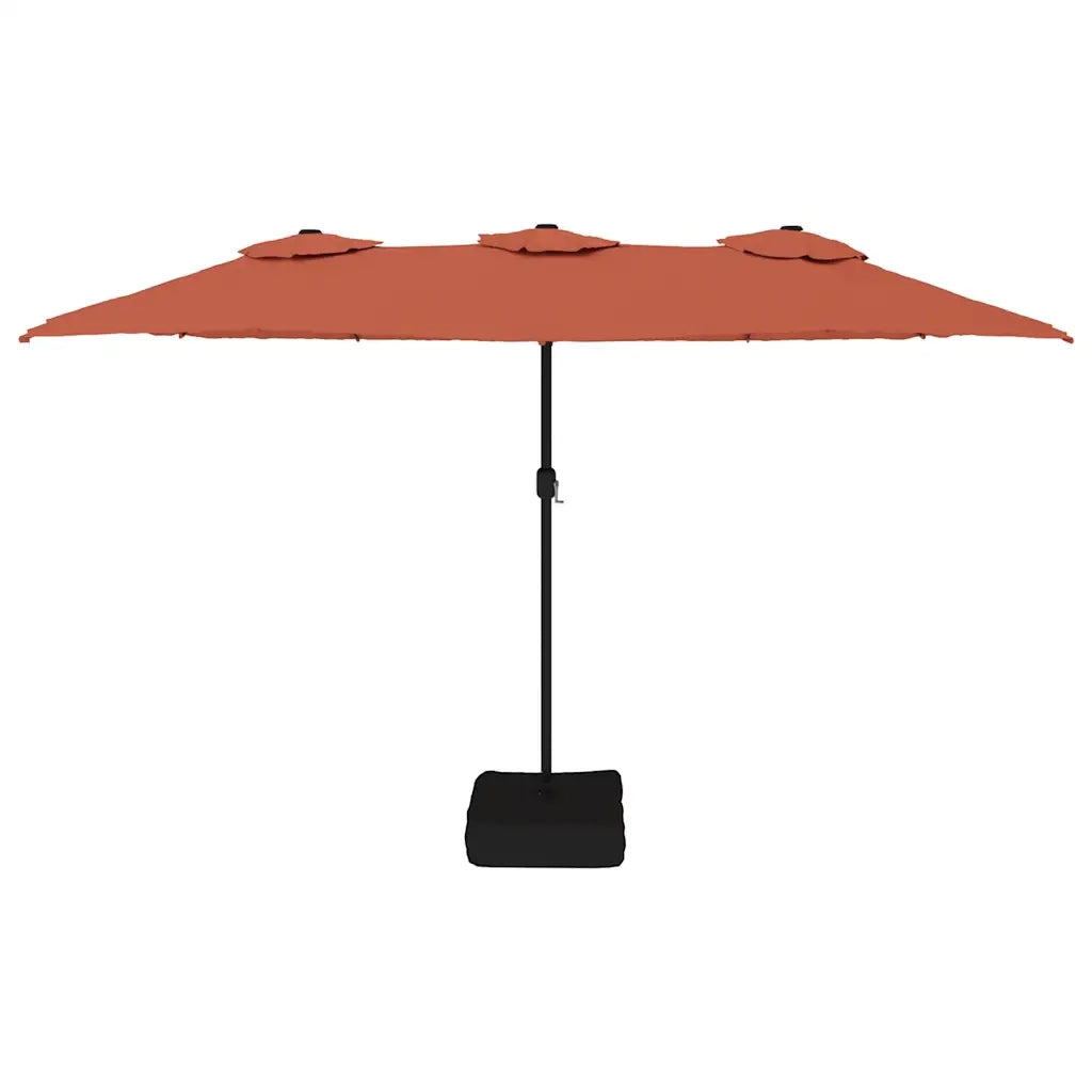 Ombrello | Parasolne a Doppia Testa Terracotta 449x265 cm