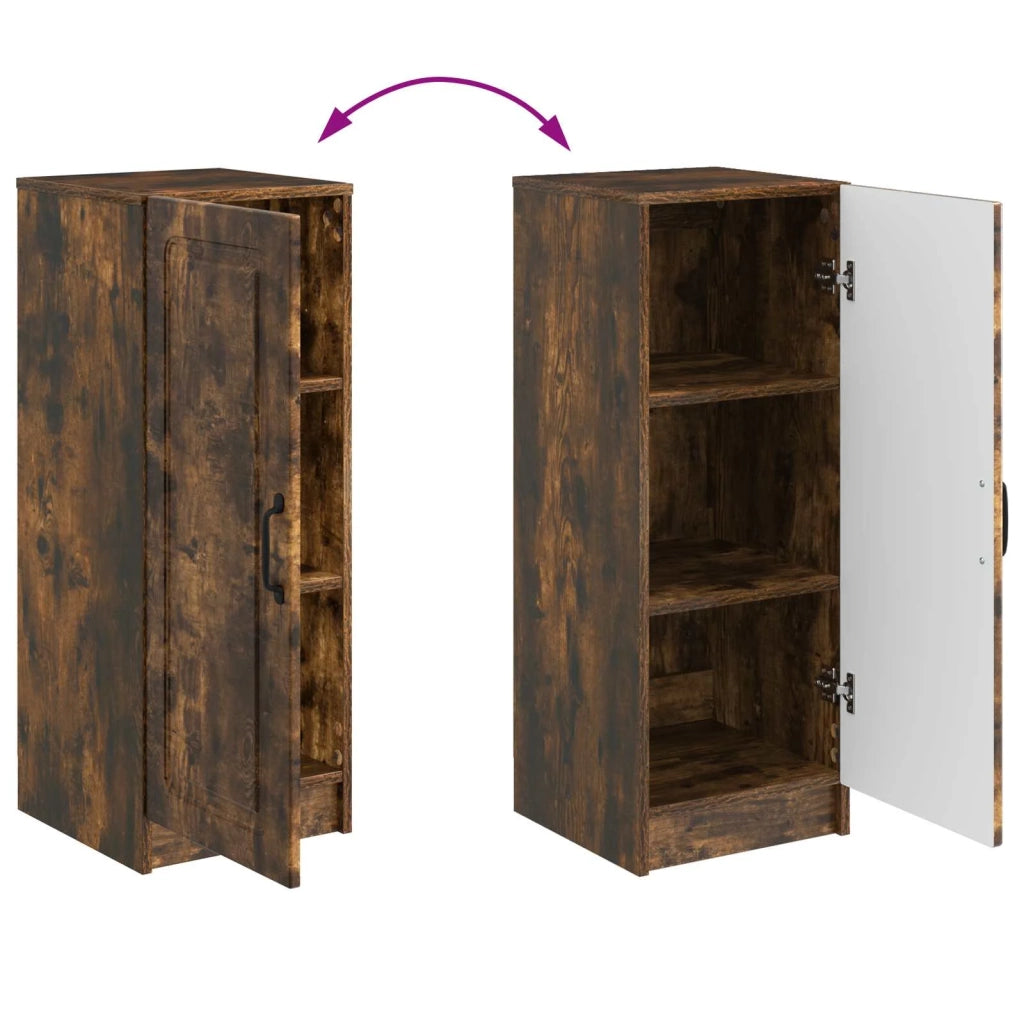 Credenza Rovere Fumo 33 x 34,5 x 87 cm Legno ingegnerizzato