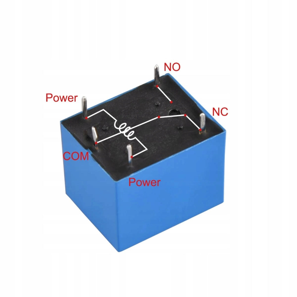 Relè SRD-12VDC-SL-C – 1 Contatto NC/NO | 12V DC, 240VAC, 30VDC, 10A