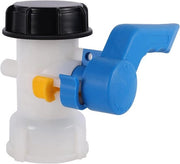 Adattatore per serbatoio 60 mm - Adatto per serbatoio di acqua di pioggia e serbatoio di pioggia - 1 pezzo