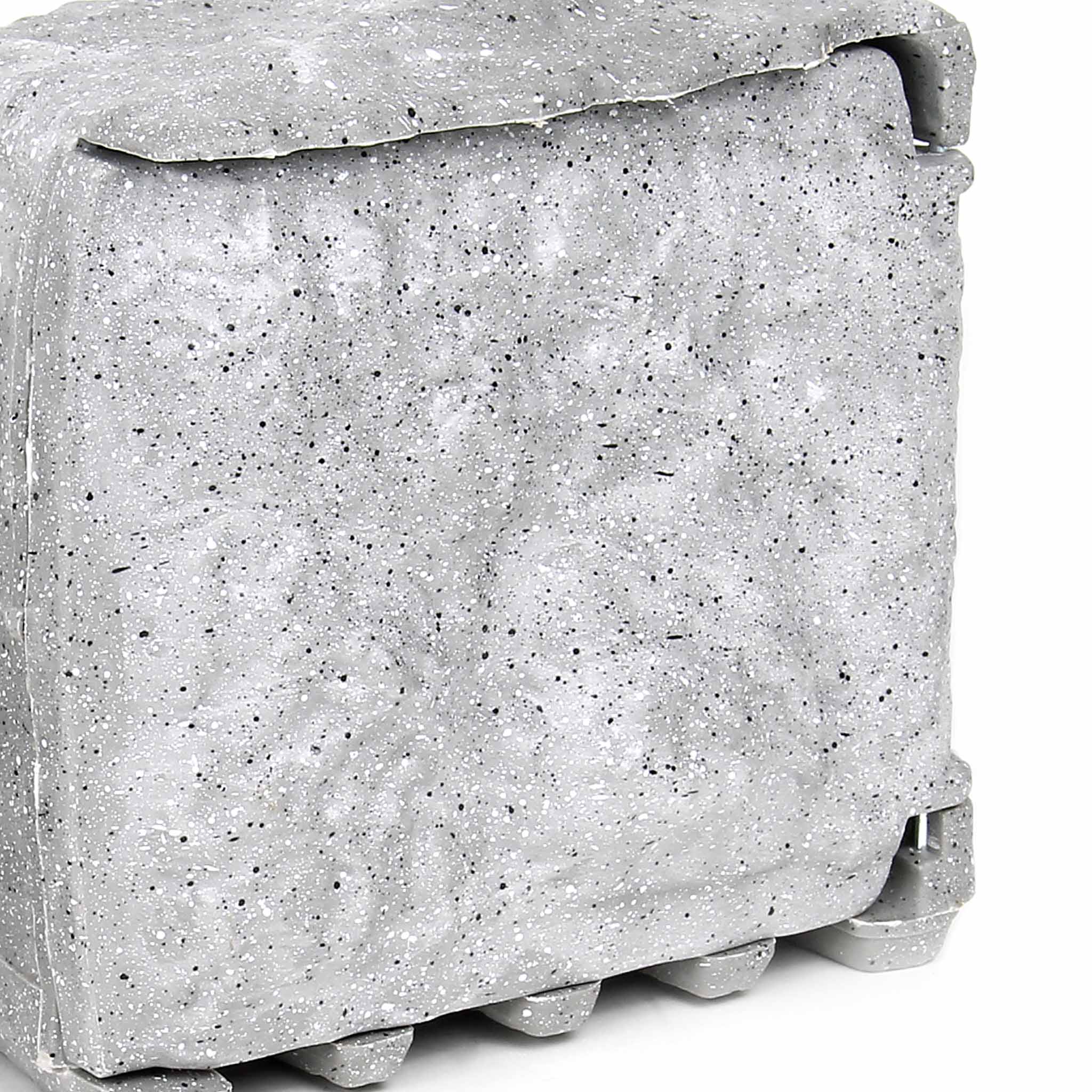 Presa multipla con 2 interruttori on/off, effetto pietra, Multipresa per esterno con 4 prese, protezione IP44