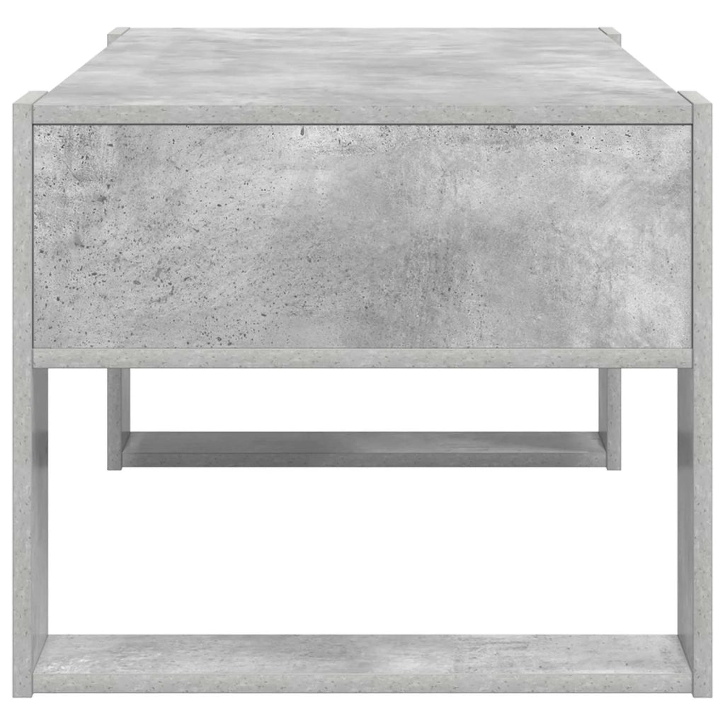Tavolino da salotto Grigio cemento 92 x 53 x 45 cm 8000095