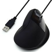MOUSE USB ERGONOMICO IMPUGNATURA VERT.