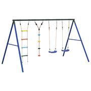 Set Gioco da Esterno con Altalene Scala e Altalena a Disco CFW8559707