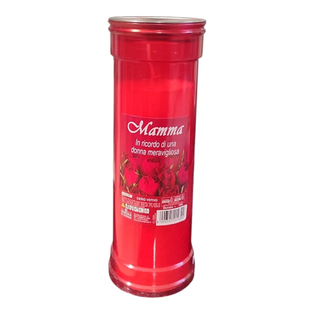 CERO LUMINO VOTIVO H18 CM PER MAMMA