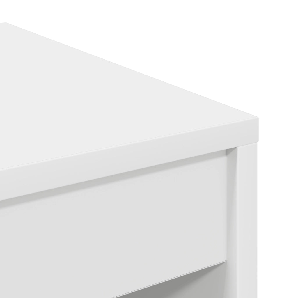 Scrivania Minimalista Bianca Truciolare 60 x 40 x 76 cm Durevole