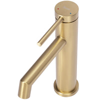 Rubinetto Da Lavabo Rea Foss Gold Brush Low