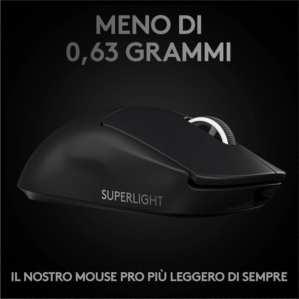 Souris gamer - sans fil - LOGITECH G - PRO X SUPERLIGHT - Noir