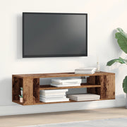 Armadio TV da muro  in legno vecchio 100x30x26,5 cm in legno ingegnerizzato