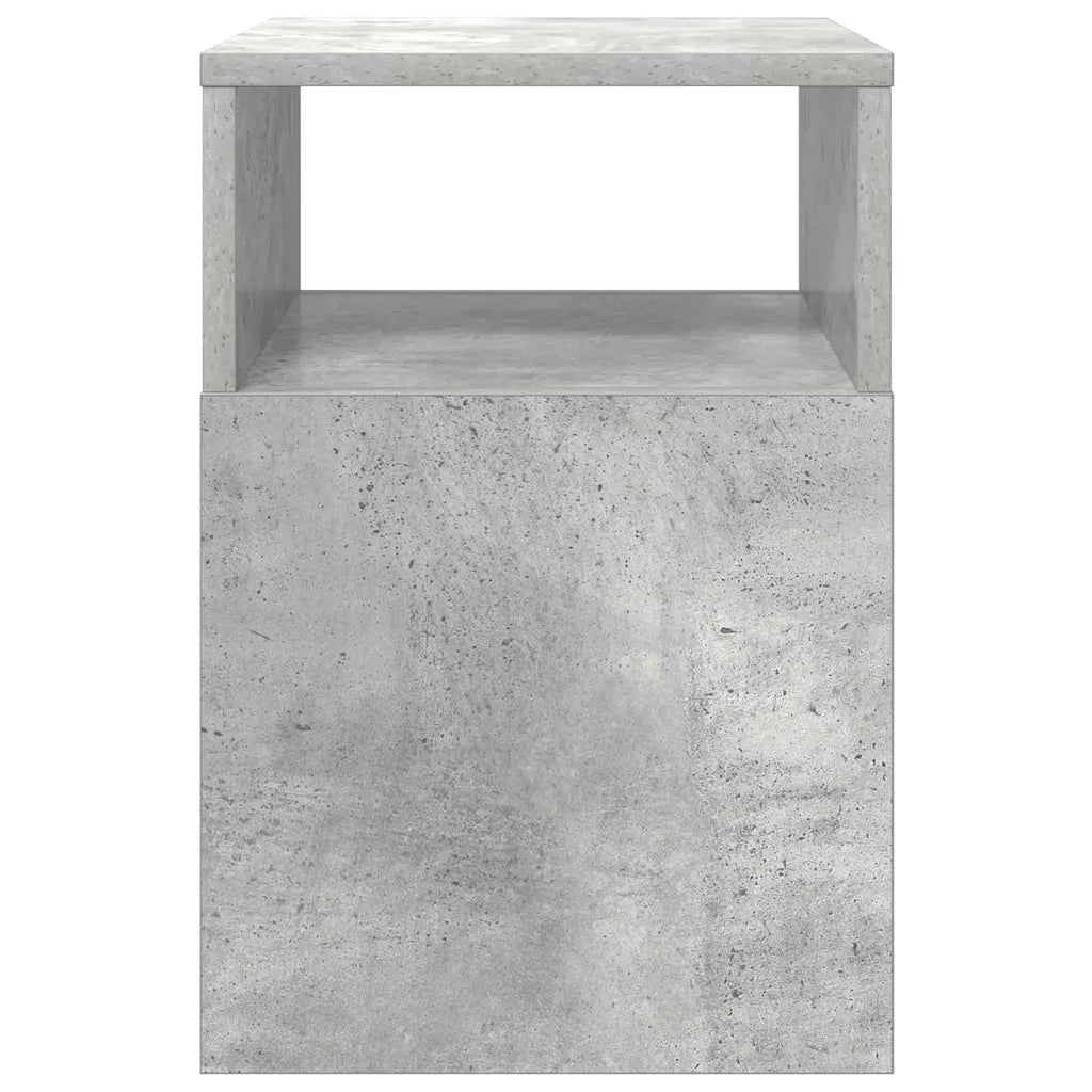 Tavolino 2 pcs Grigio cemento 30,5 x 30 x 45 cm