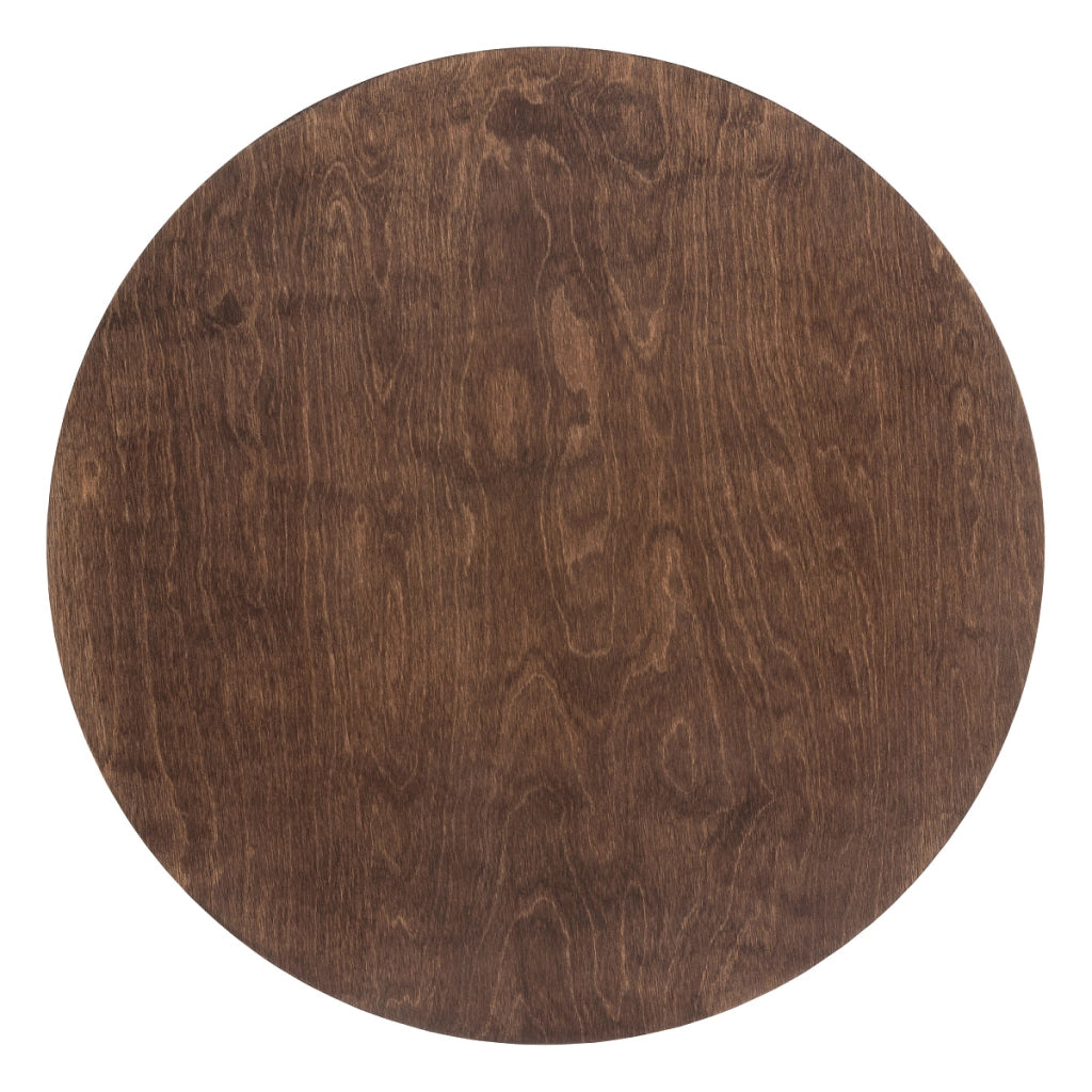 Applique rotonda Ø75 legno scuro Ring Timber LED 22W Nowodvorski