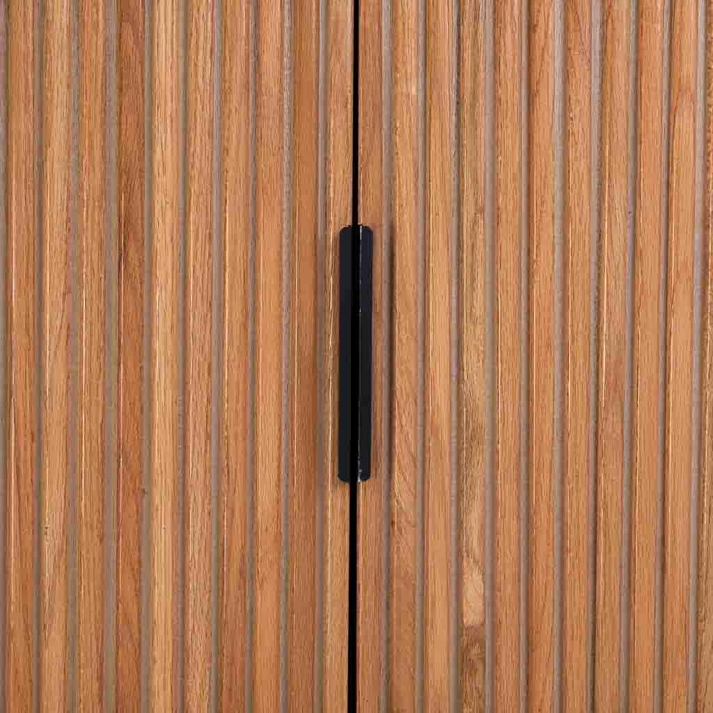 Credenza 2 ante legno e metallo 100x40x100h cm