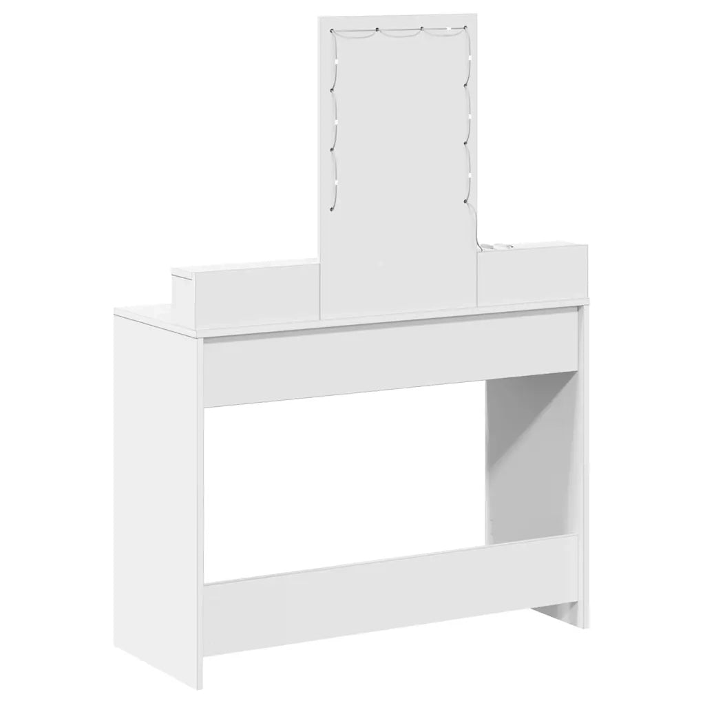 Tavolo da Trucco Bianco 100 x 41 x 140 cm Legno multistrato 865172
