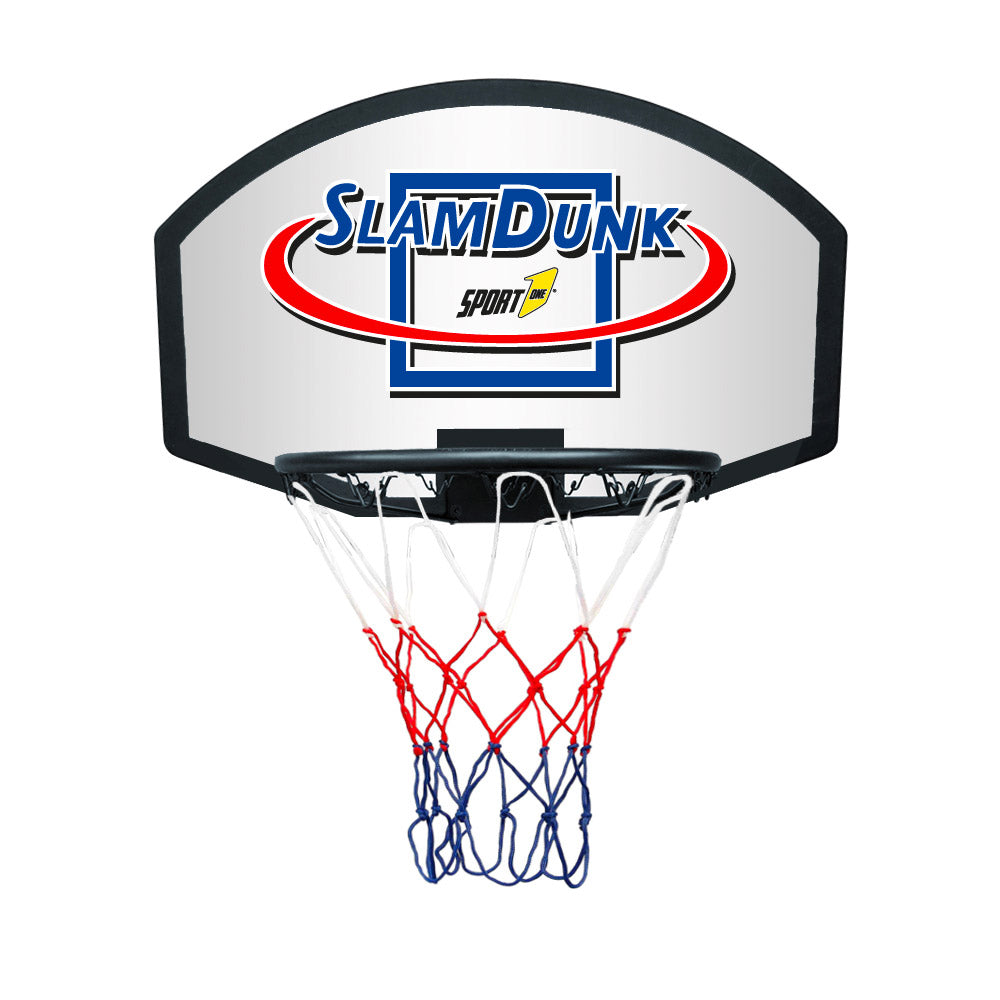 Canestro da Basket 71x45 cm  Slam Dunk Bianco Nero