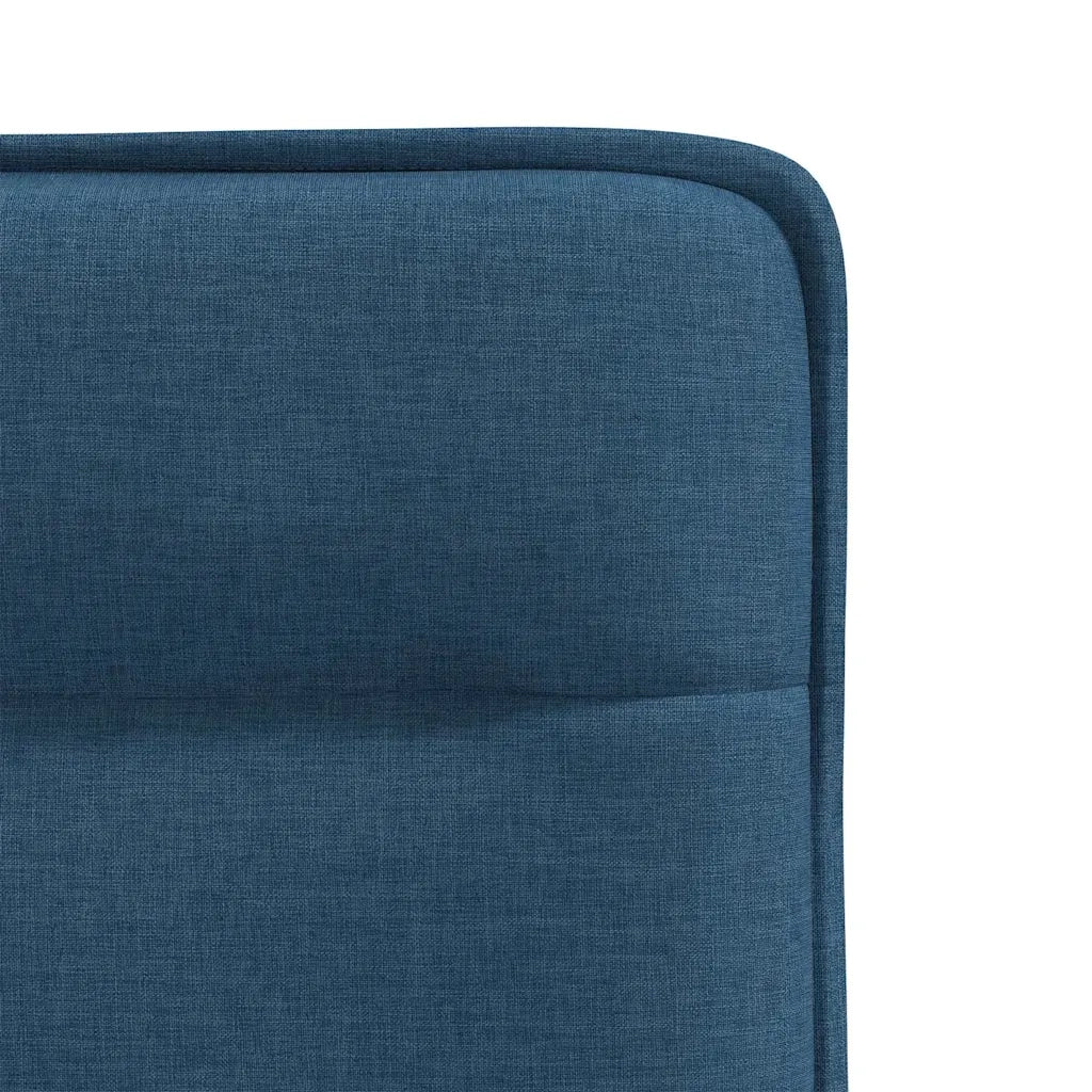 Sedie da Pranzo 4 pz Blu in Tessuto 3315328
