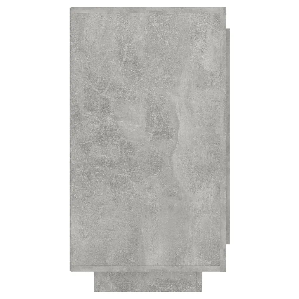 Credenza | Madia | Buffet da pranzo | Armadio da pranzo Grigio Cemento 80x40x75 cm