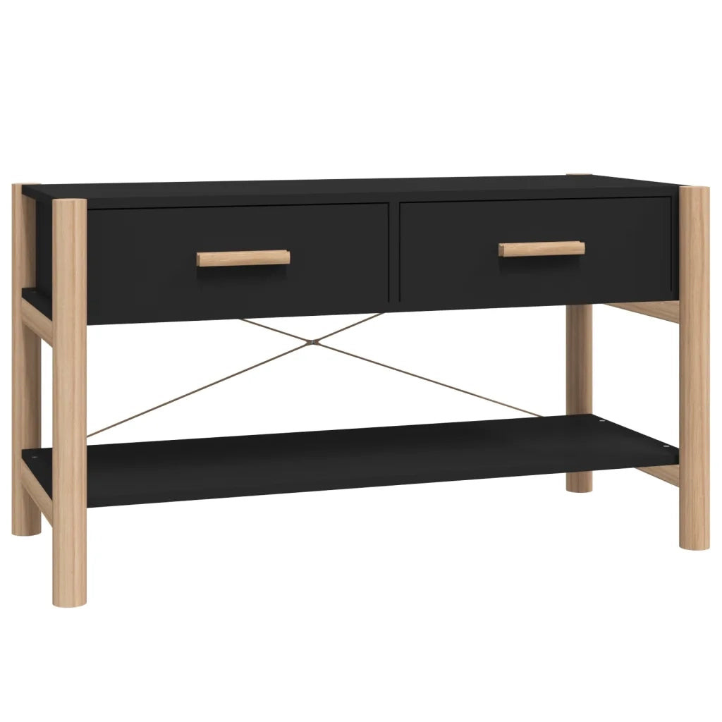 Mobile Porta TV Nero 82x38x45 cm in Legno Multistrato 345661