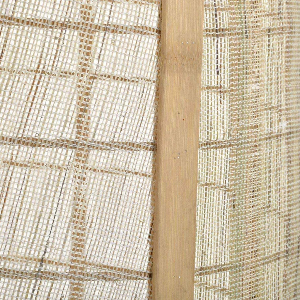 LÚZETE - LAMPADA DA SOFFITTO KEIKO IN BAMBÙ NATURALE E LINO