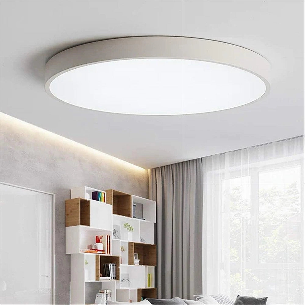 Trade Shop - Plafoniera Led 70 W Rotonda Lampada Soffitto Bianca Lampadario Luce Fredda 02553 -