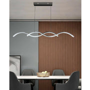 Trade Shop - Lampadario Led Moderno Lampada Twist A Sospensione 25 Watt Luce 6500k 4000k A43 - -bianco Freddo      -