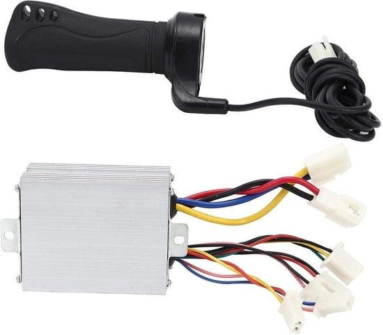 Controllore di velocità a spazzola a corrente continua 24V 500W per scooter con manubrio per elettrificazione.