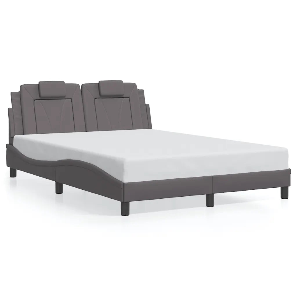 Giroletto Viana senza Materasso Crema 140x190 cm in Similpelle 3208092