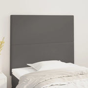 Testiera Grigio 90x5x118/128 cm in Similpelle 3116134