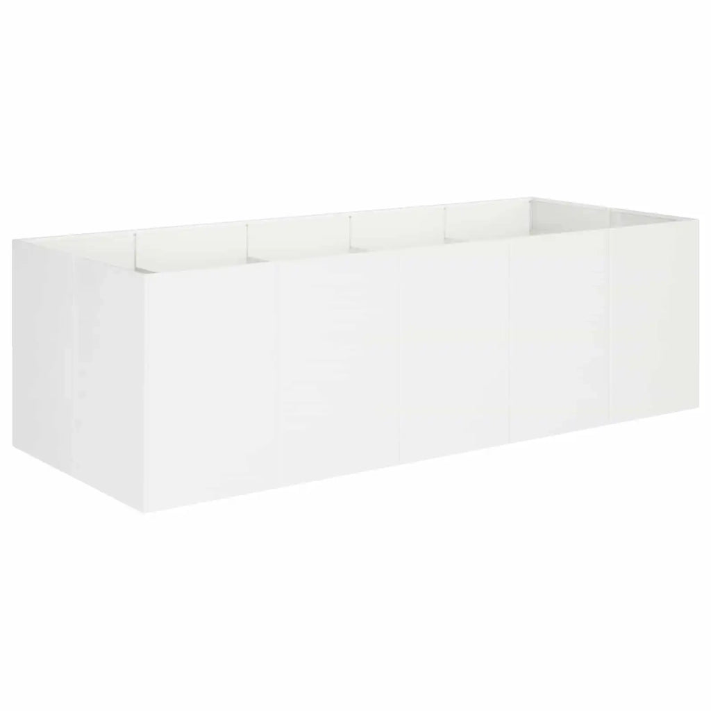 Vaso da giardino Bianco 200 x 80 x 60 cm 8005933