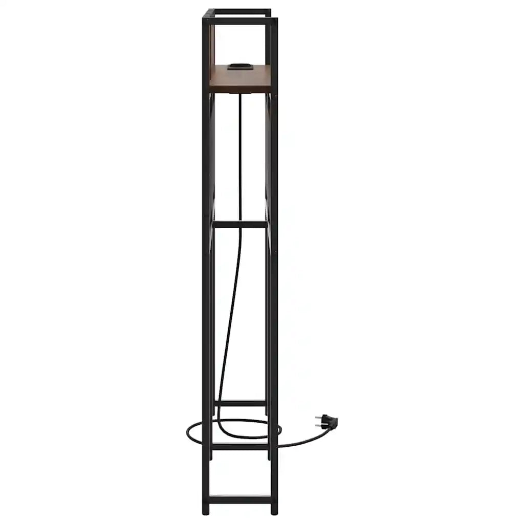vidaXL Testata contenitore Rovere marrone 75 cm Legno multistrato