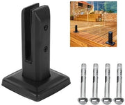 Viti di fissaggio in acciaio inossidabile per vetro/legno/plastica - Adatto per vetro da 10-13 mm - Resistente alla corrosione e all'ossidazione - Incluso l'accessorio di fissaggio - Supporto per vetro con viti di fissaggio