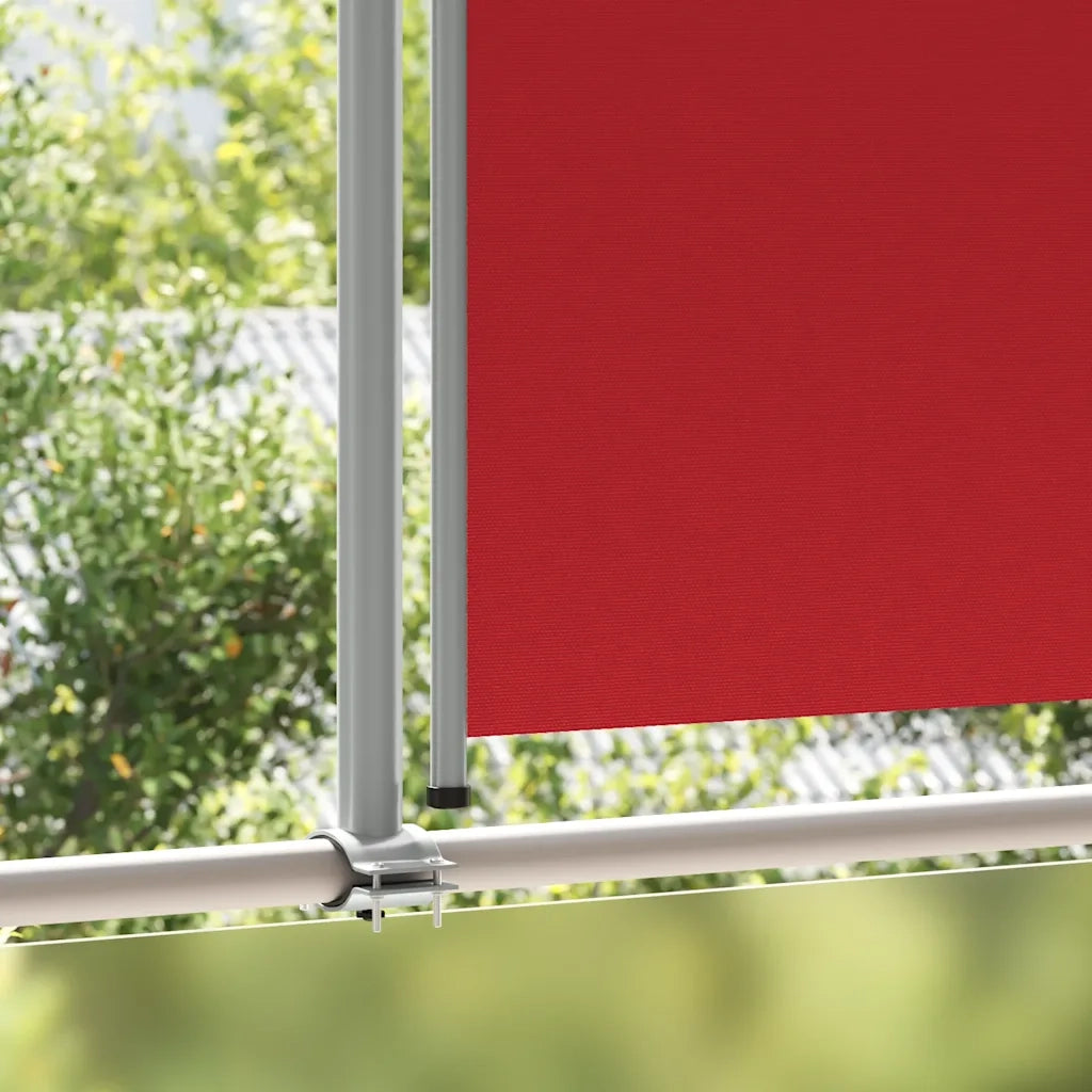 Tenda Laterale Retrattile per Patio 160x300 cm Rossa 48351