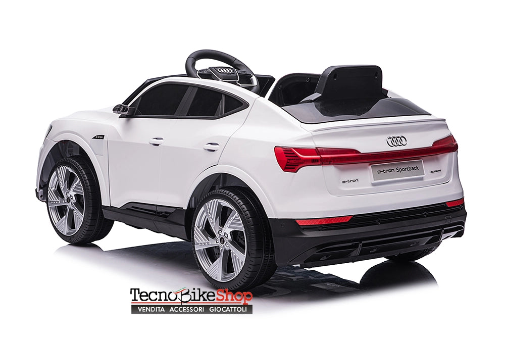 Auto Elettrica per Bambini Audi E-Tron 12v colore Bianco