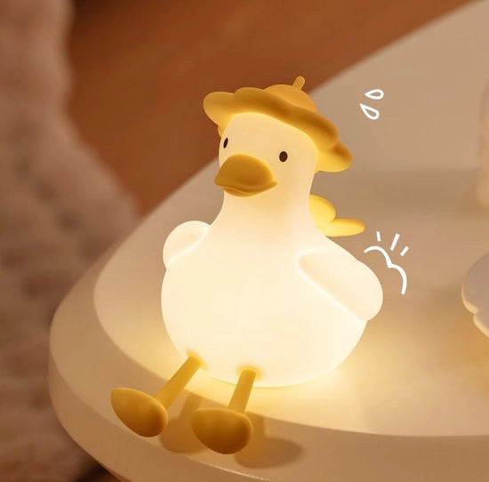 Lampada Notturna per Bambini-Lampada Notturna Fiorellino-Lampada Notturna per Bambini-3 Livelli di Brillantezza- Ricarica tramite USB