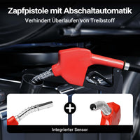 Pompa autoadescante per trasferimento diesel gasolio 230V/600W 40l/min Pistola automatica