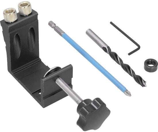 Sistema per apertura di fenditure a 15° - Utensile portatile per lavorazione del legno - Adatto per la divisione dei pannelli di diverse dimensioni