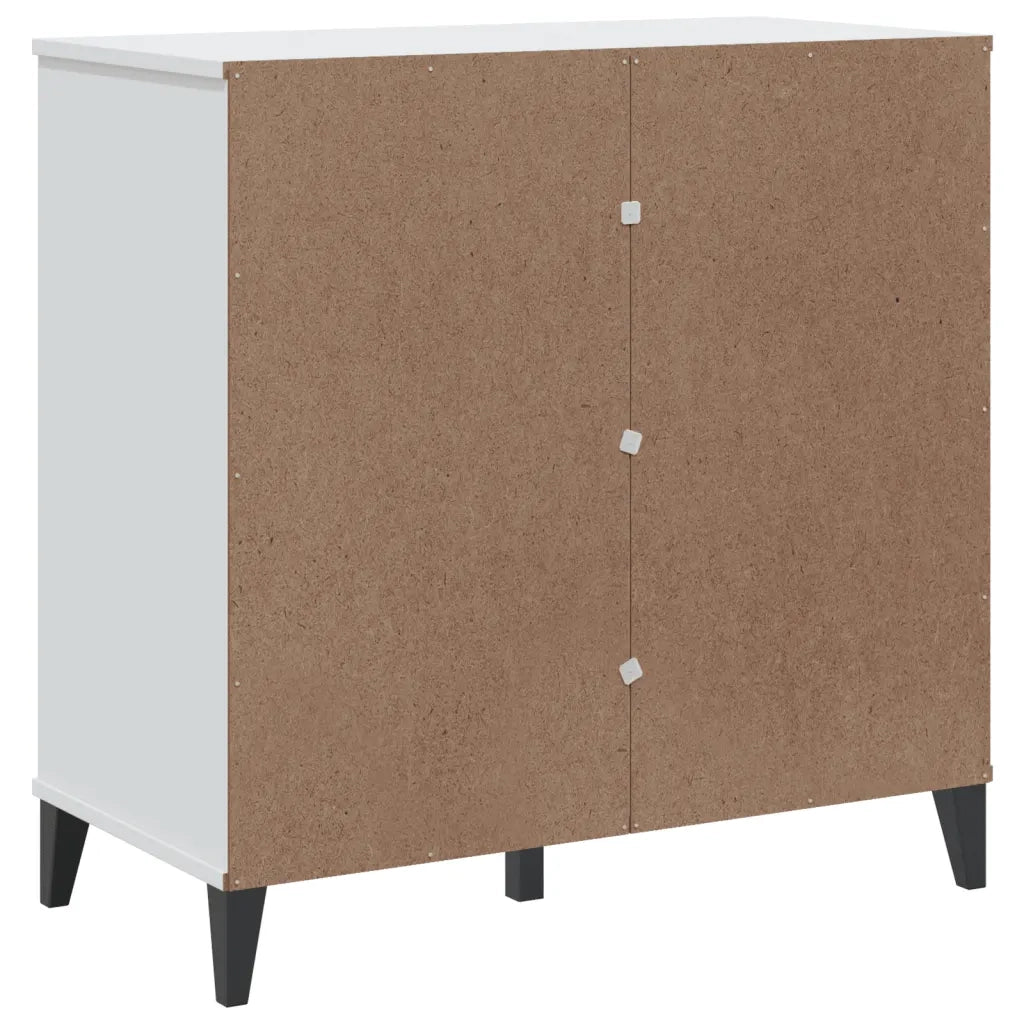 Credenza | Madia | Buffet da pranzo | Armadio da pranzo VIKEN Bianca 80x40x80 cm in Legno Multistrato