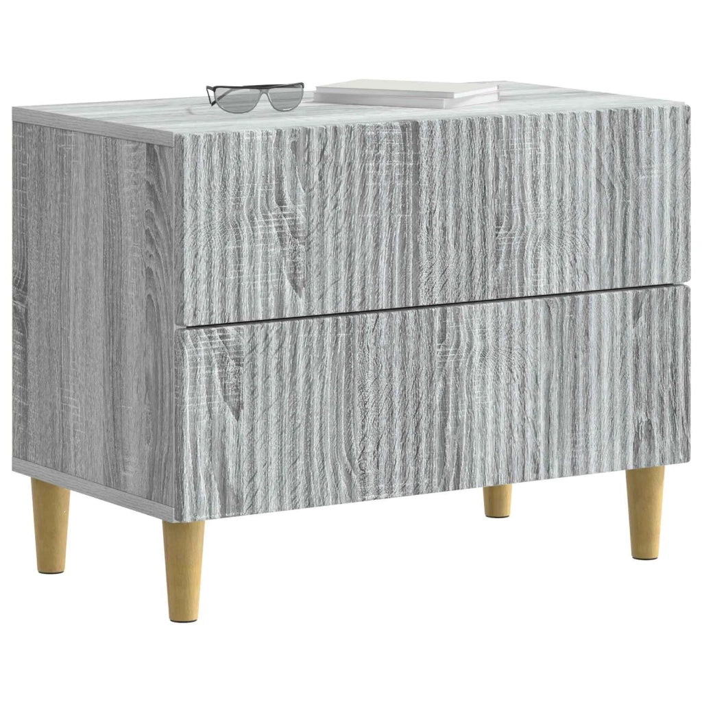 Armadio da Notte con cassetto Grigio Sonoma 62 x 34,5 x 48 cm 894551