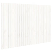 Testiera | Testata da Parete Bianca 166x3x110 cm Legno Massello di Pino