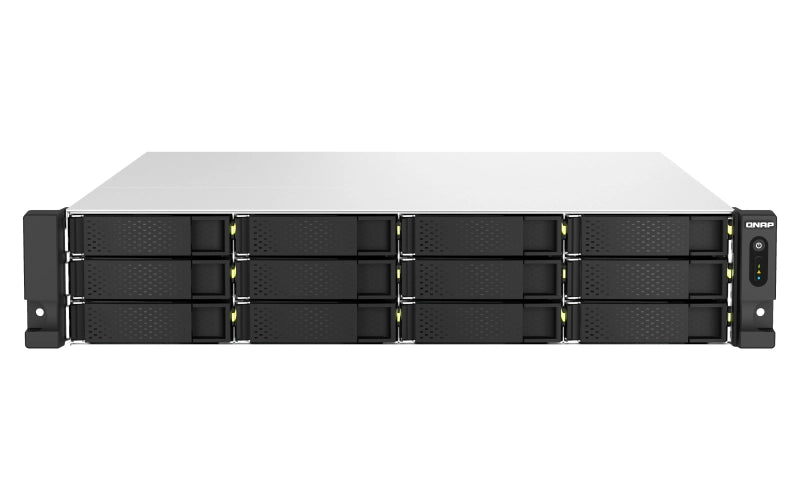 Qnap ts-h1887xu-rp nas armadio (2u) intel xeon e e-2336 32 gb ddr4 0 tb quts hero nero, bianco - TS-H1887XU-RP-E2336-32G