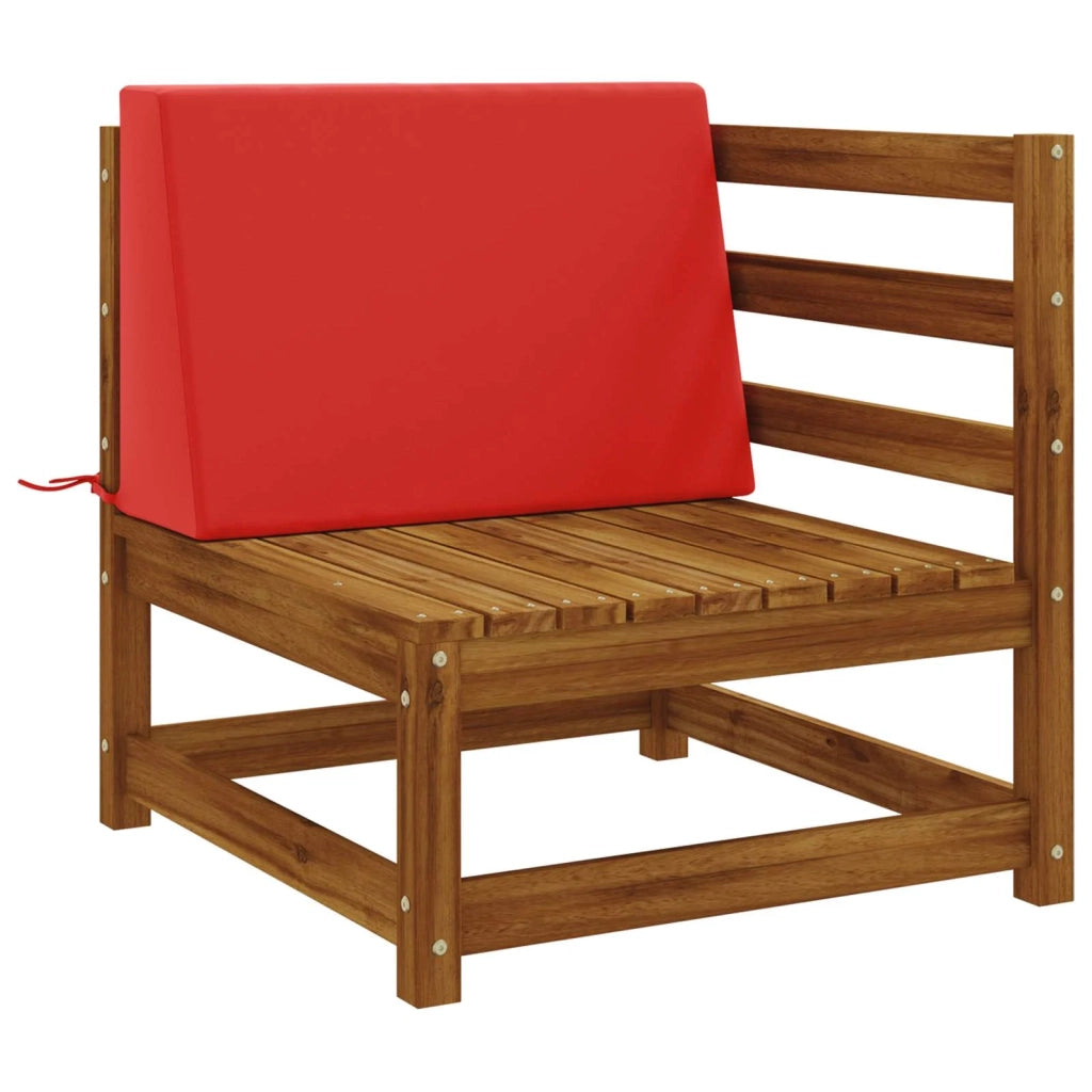 Cuscino schienale SOEST 100% Poliestere Rosso 60 x 20 x 40 cm 946785