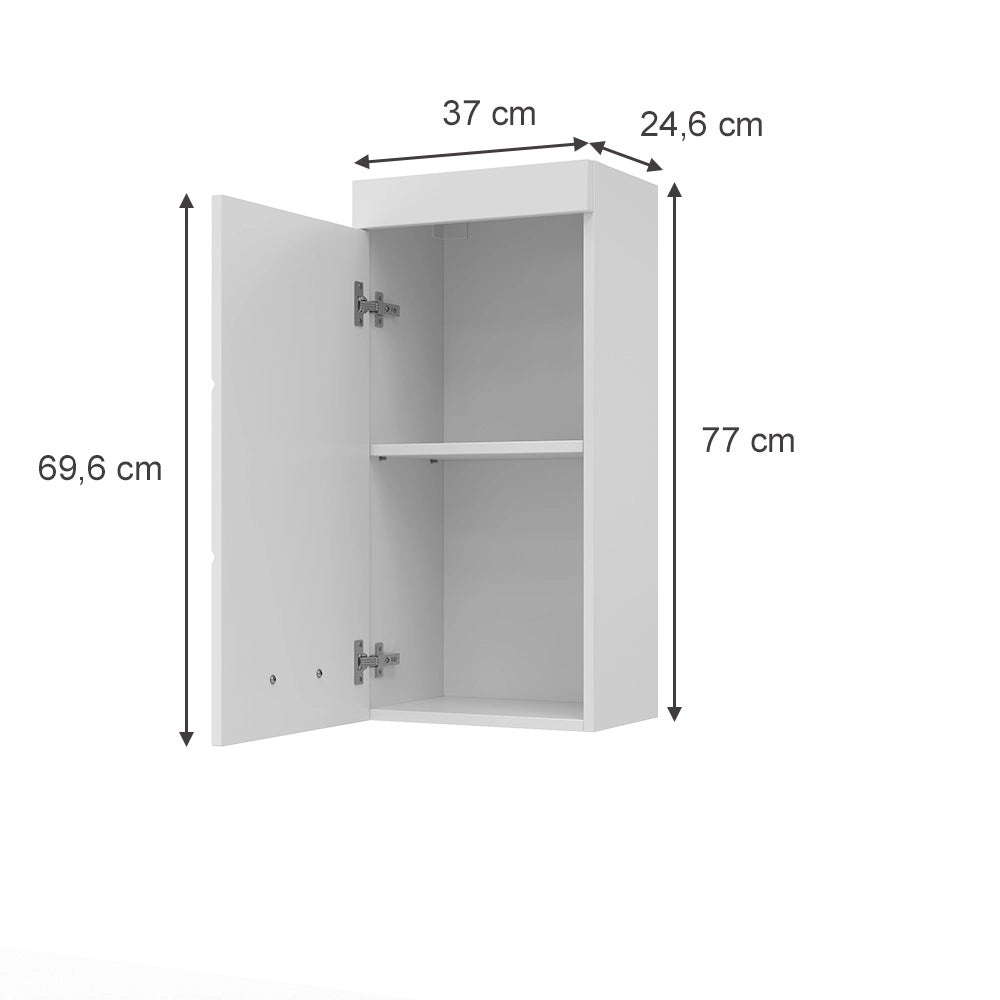 Mobile bagno Luna Bianco 37 x 77 cm Vicco