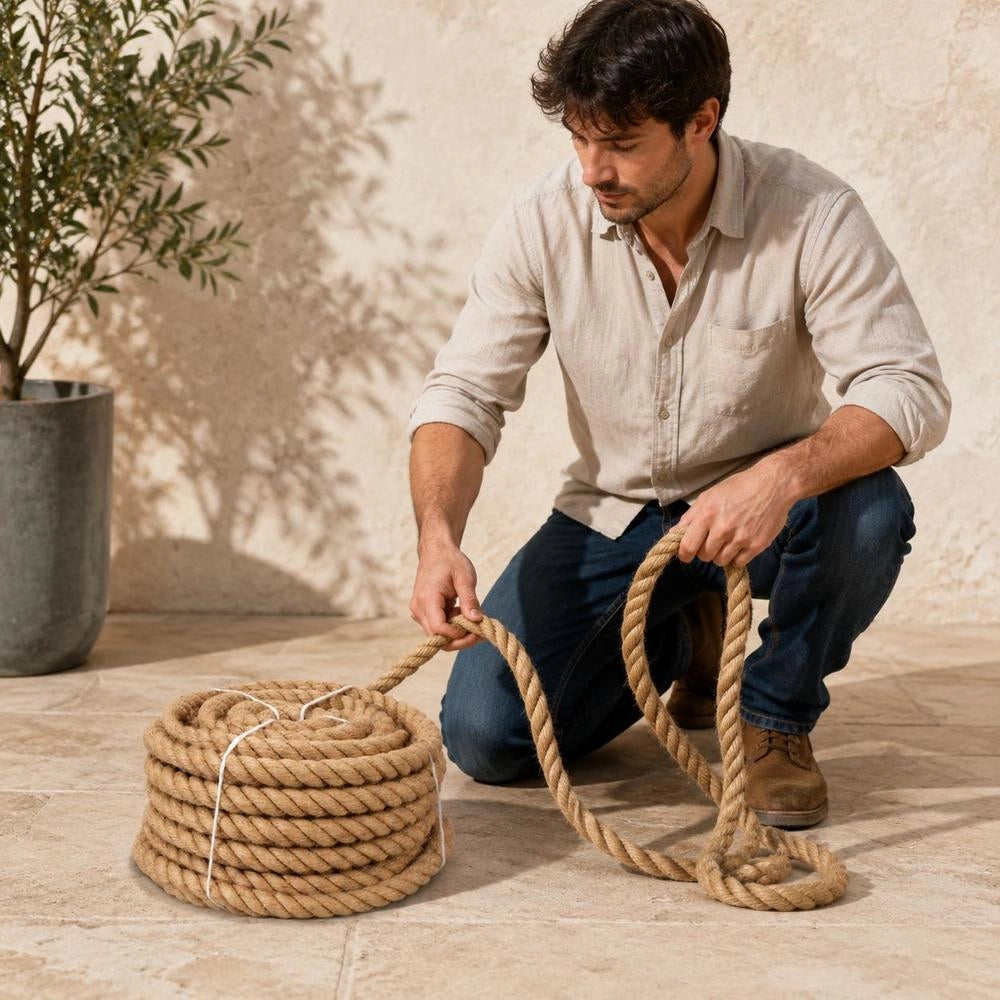Rope 100percent Jute 30 Mm 50 M