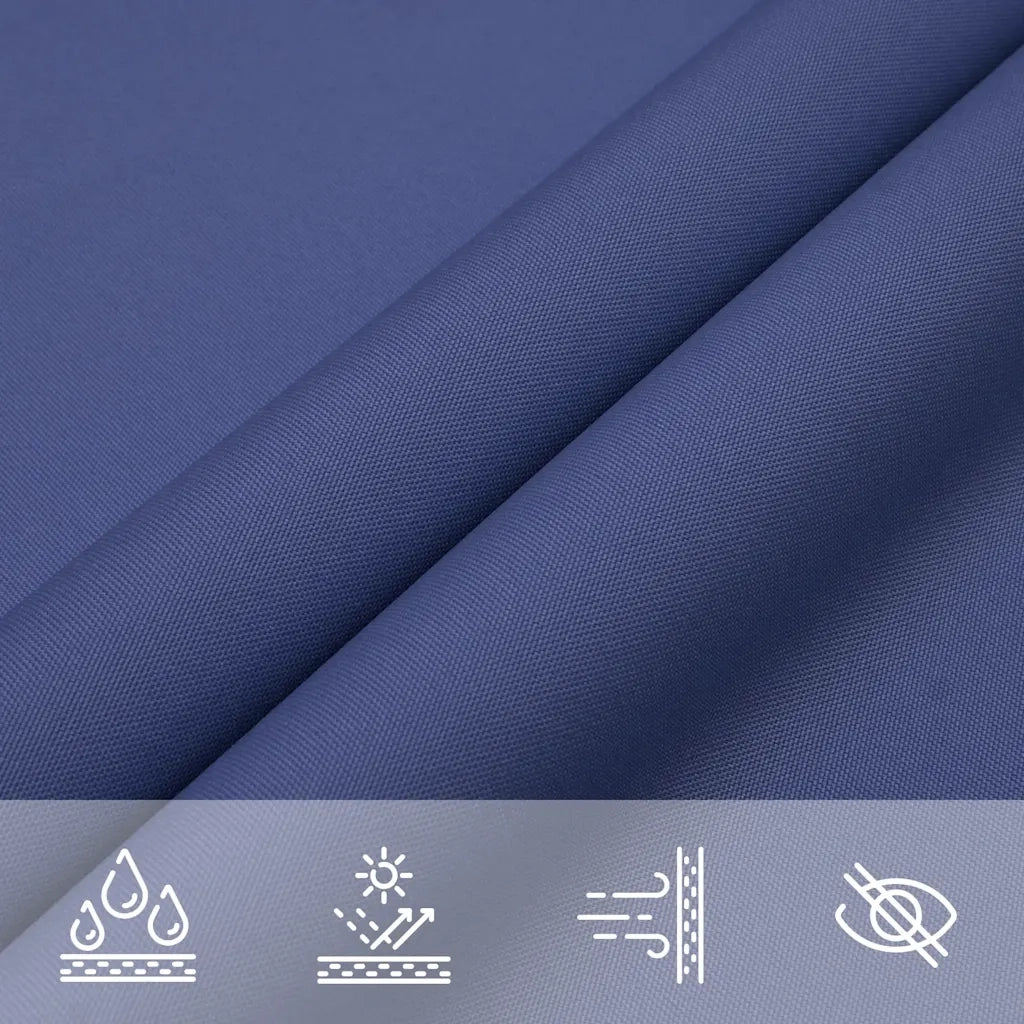 Parasole a Vela Oxford Rettangolare 2x2,5 m Blu