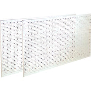 PANNELLO ESPOSITIVO A FORI ASOLATI  ACCIAIO VERNICIATO CM 100X50 AVORIO