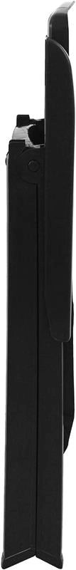 MAURY'S POLTRONA PIEGHEVOLE YUMA  IN RESINA A 5 POSIZIONI IN COLORE NERO 60 X 61 X 109 CM
