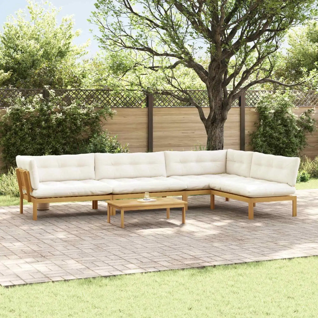 5 Pezzo Unità di divano pallet da giardino 3418263