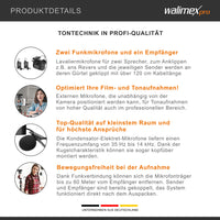 Boya WM4 Pro K-2 Microfono Set di 3 microfoni