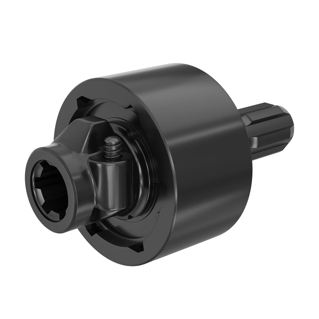 Frizione di sovraccarico cardano 201mm Filetto interno/esterno 1 3/8" Albero scanalato 6D Max 2400Nm